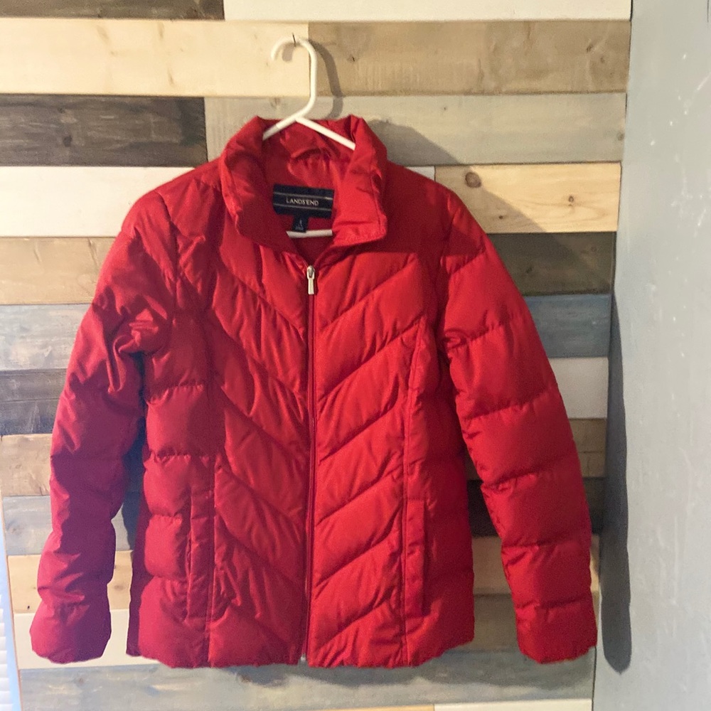 LANDSEND size small red winter jacket